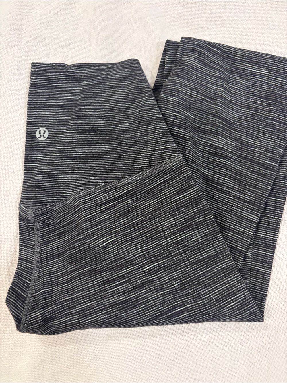 Lululemon Black/White Space-Dye Align Pants